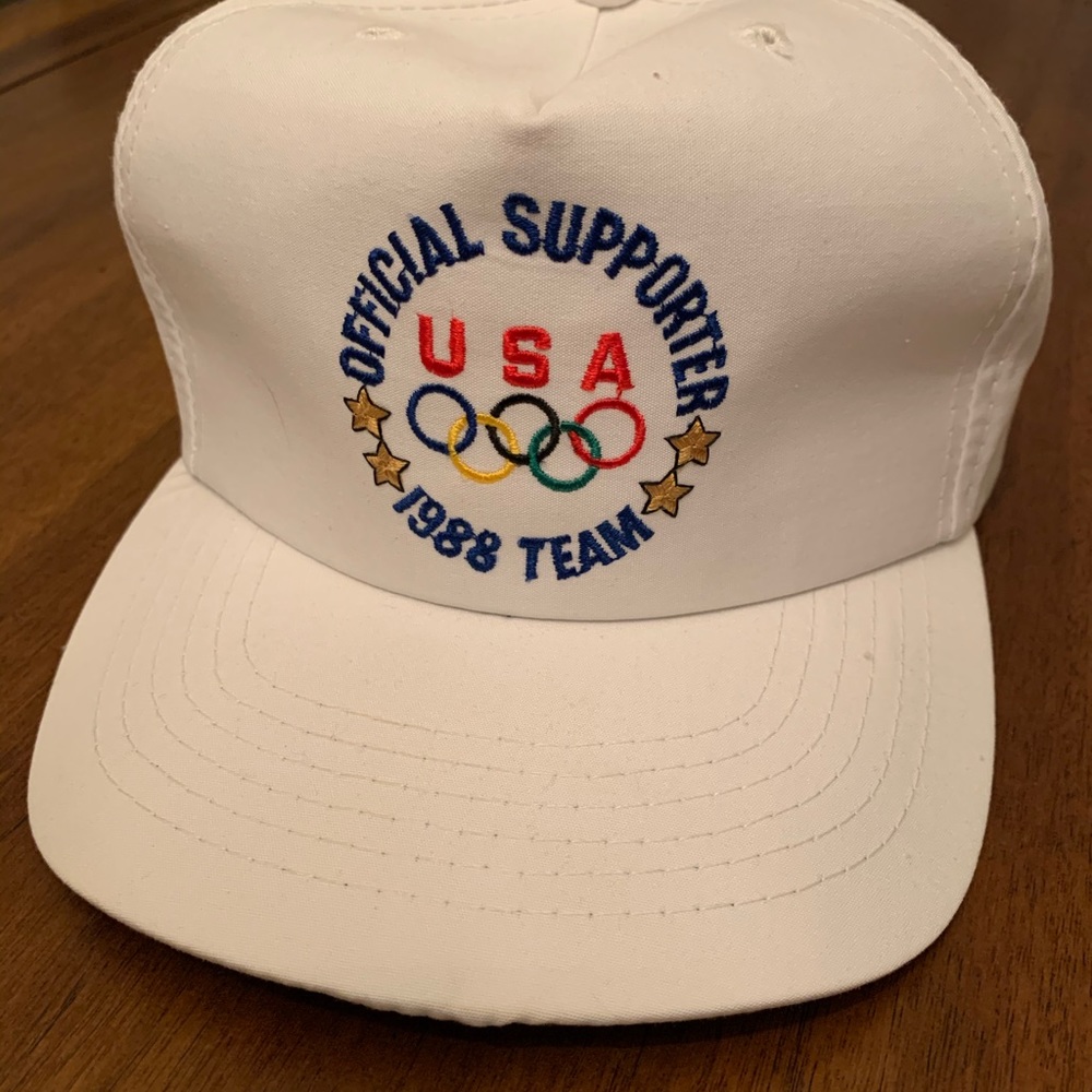 Vintage 1988 Olympics USA Hat